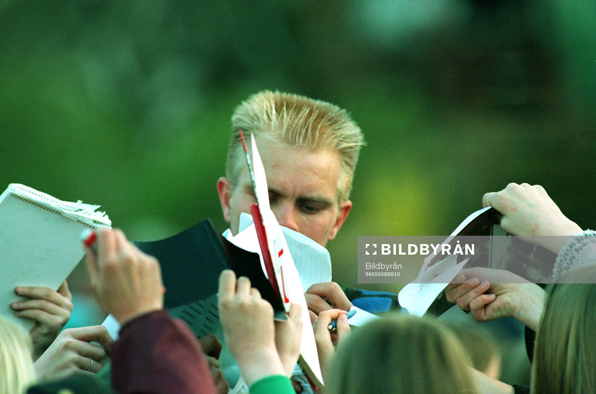 Magnus Kihlstedt är populär hos autografjägarna