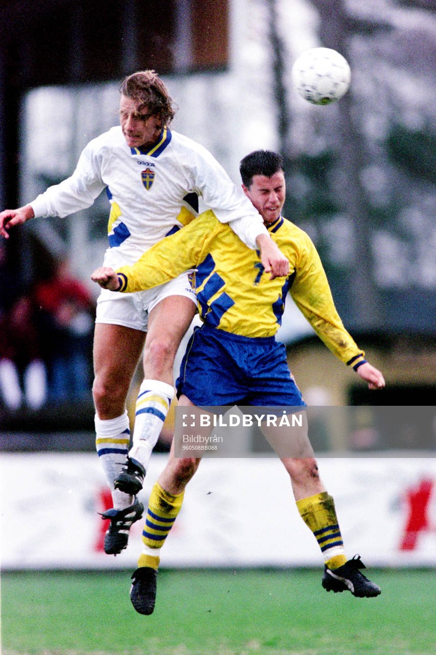 Jesper Jansson, Sverige B och Daniel Andersson, Sverige U21