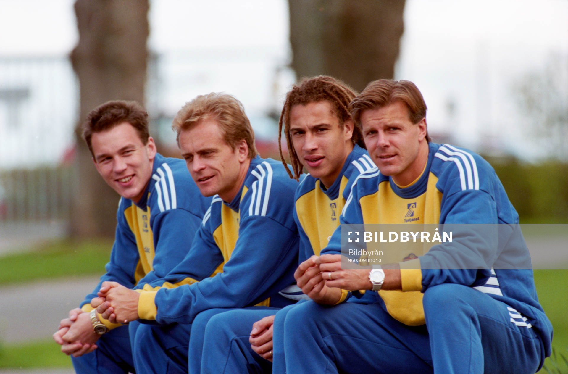 Patrik Andersson, Jonas Thern, Henrik Larsson och Roland