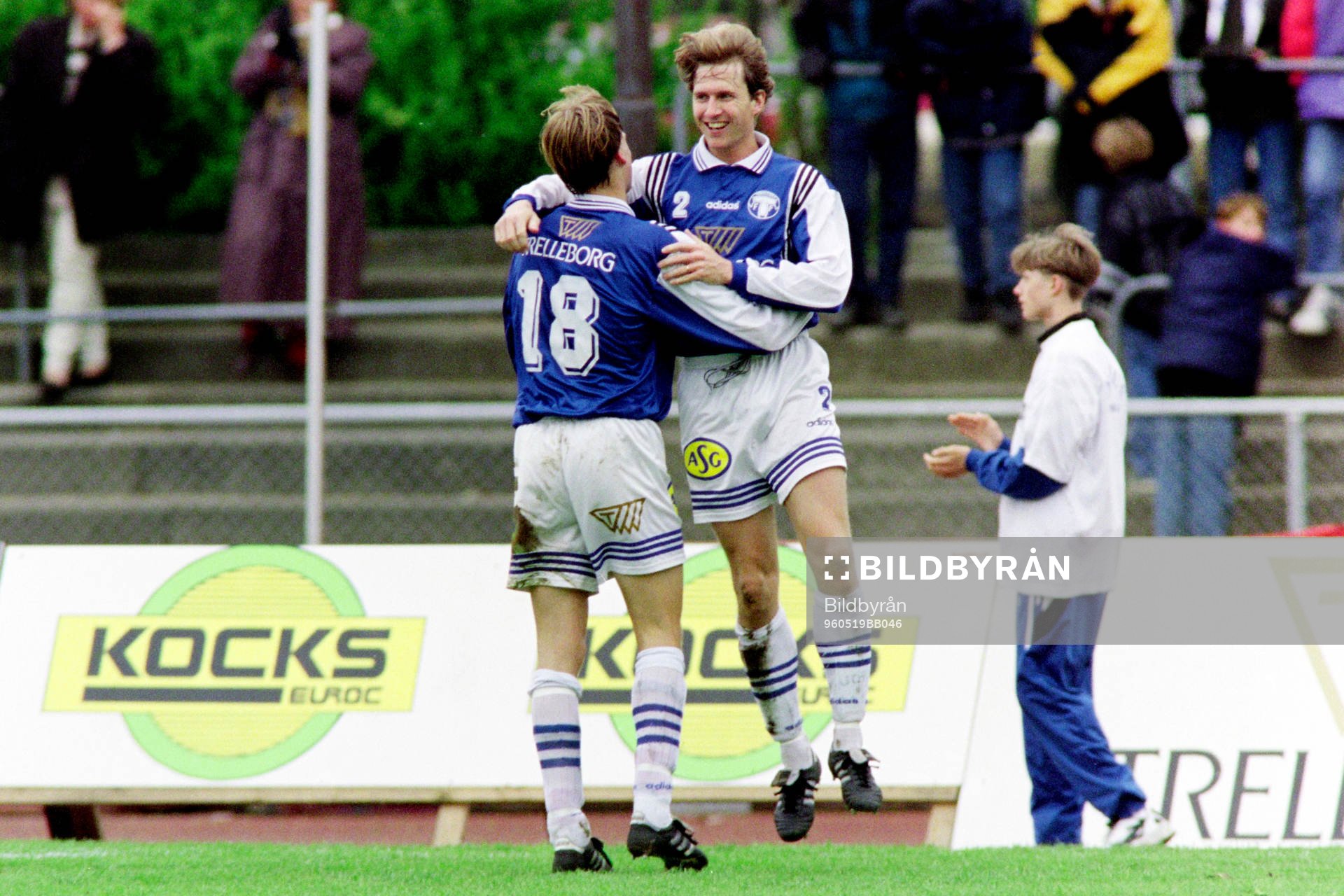 Håkan Nilsson och Patrik Larsson, Trelleborg jublar
