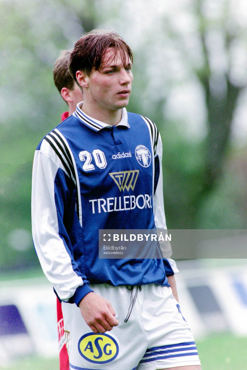 Fotboll, Allsvenskan, Trelleborg - Umeå FC, 3-1: Jörgen Svensson, Trelleborg.  