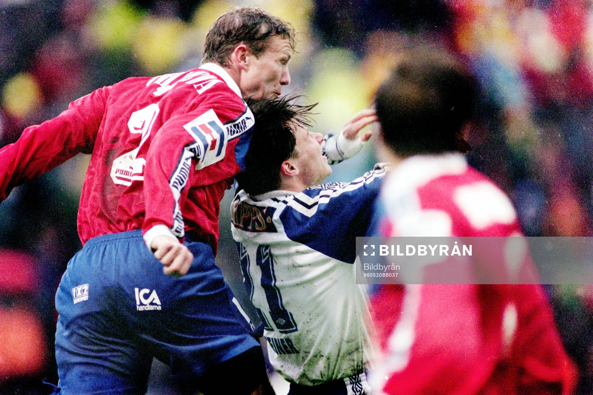 Jan Eriksson, Helsingborg i en nickduell med Robert