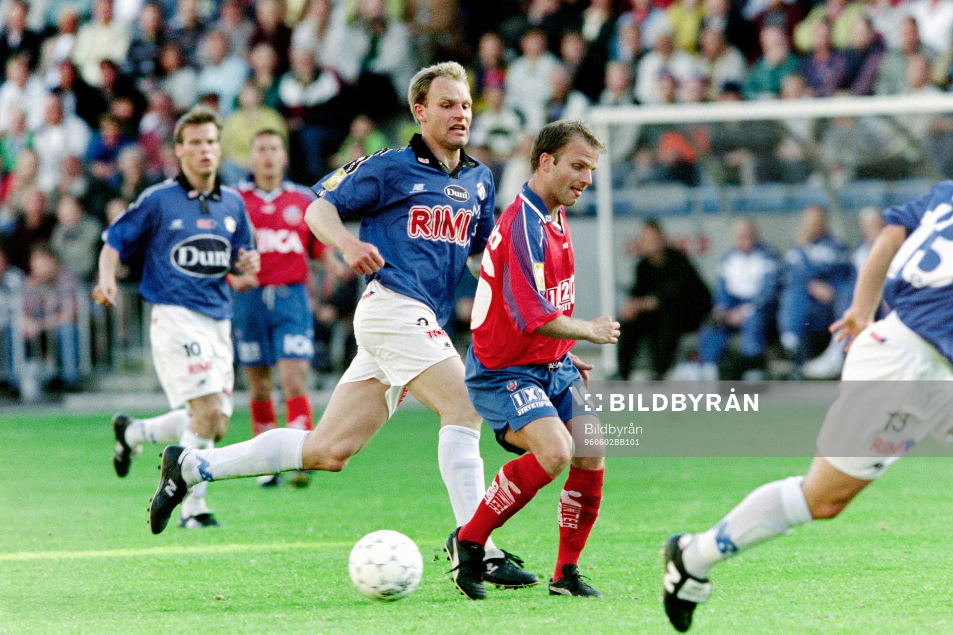 Torbjörn Arvidsson, Halmstad i ryggen på Kenneth Storvik,