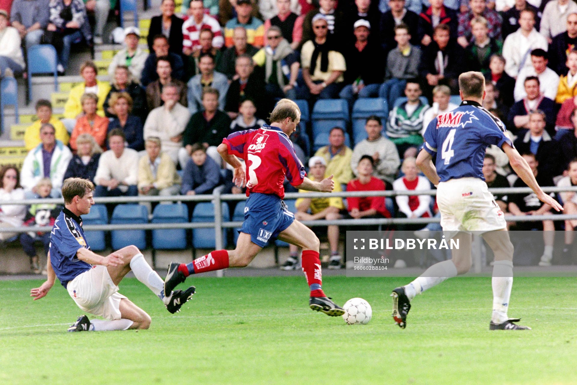Peter Wibrån, Helsingborg med bollen sprintar förbi