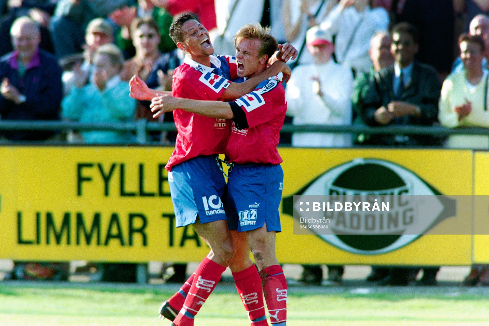 Martin Pringle och Mattias Jonson, Helsingborg jublar