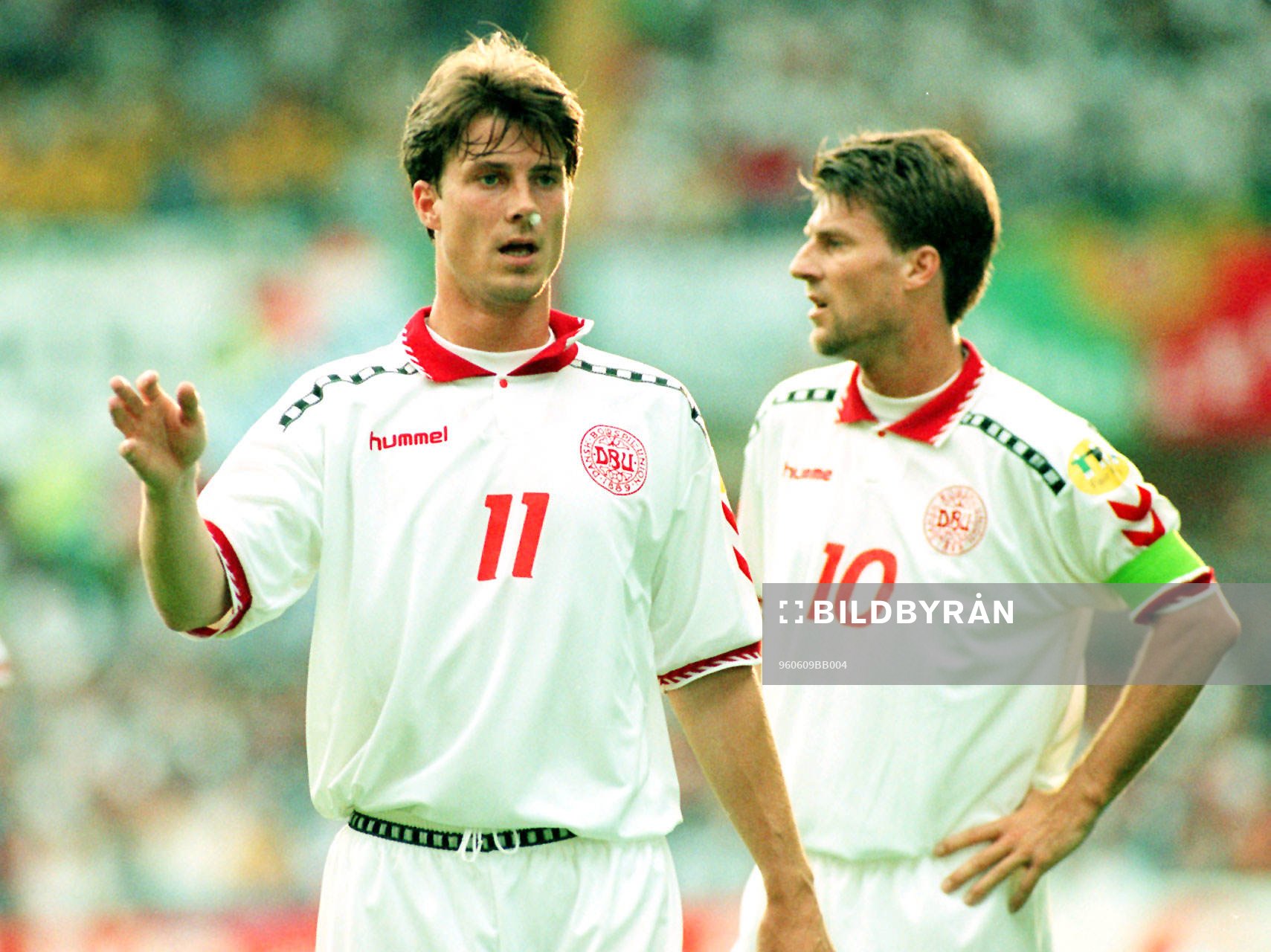 Brian Laudrup och Michael Laudrup, Danmark