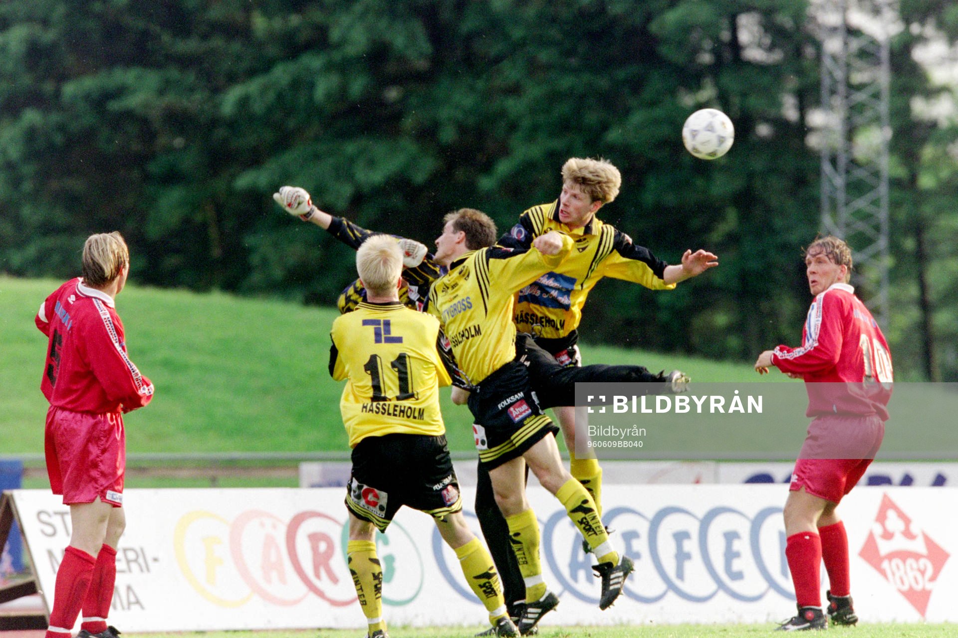 Percy Olsson, Magnus Arvidsson och Henrik Nilsson i en