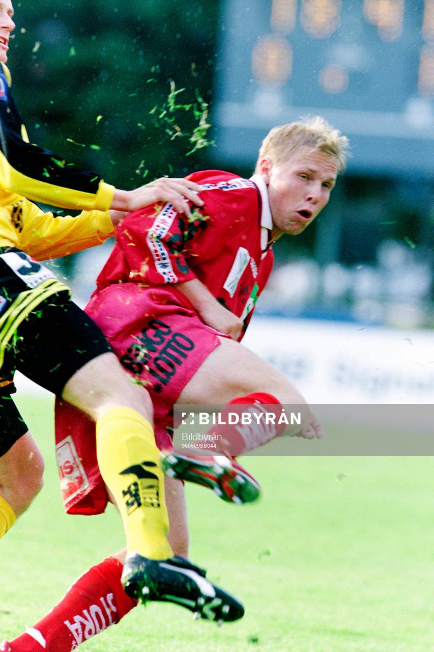 Fotboll, Div 1 Södra, IFK Hässleholm - Mjällby, 2-1