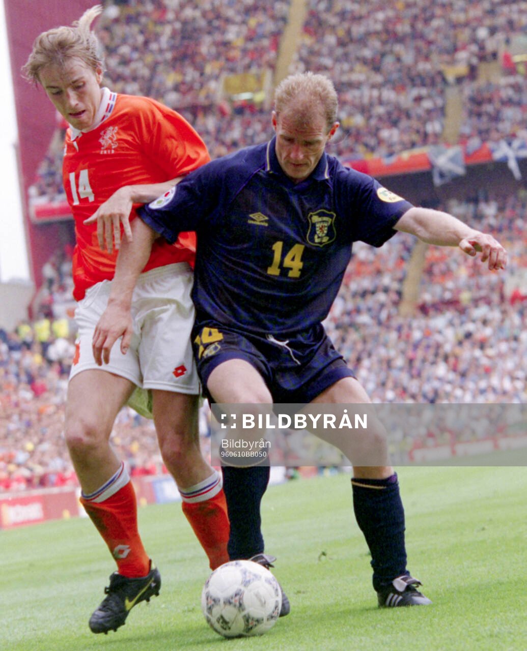 Football, Uefa EURO 1996 (England), Group A, Netherlands -