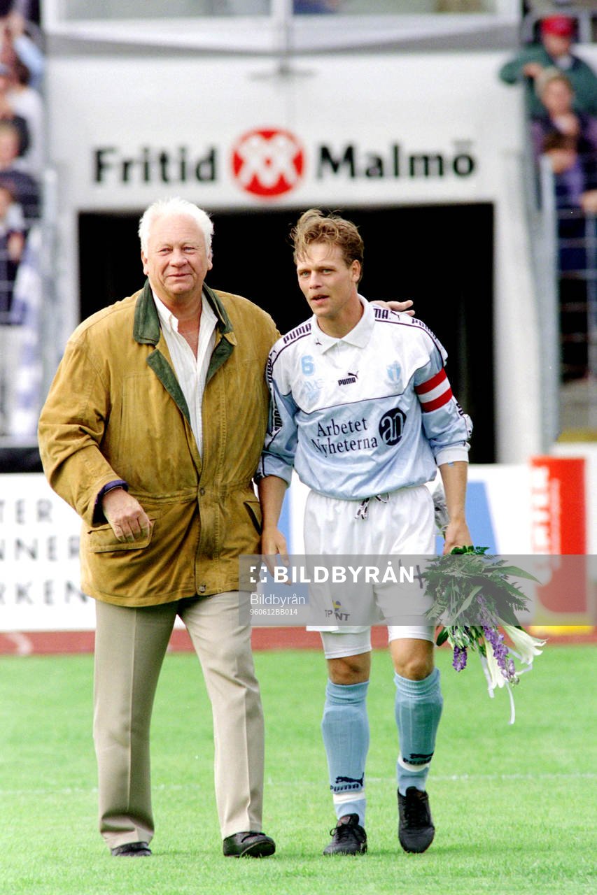 Hans Cavalli-Björkman, ordförande i Malmö FF och Niclas