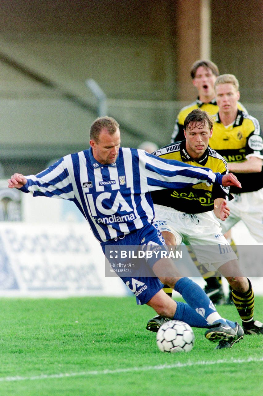 Mikael Martin, Göteborg med Krister Nordin, AIK i ryggen