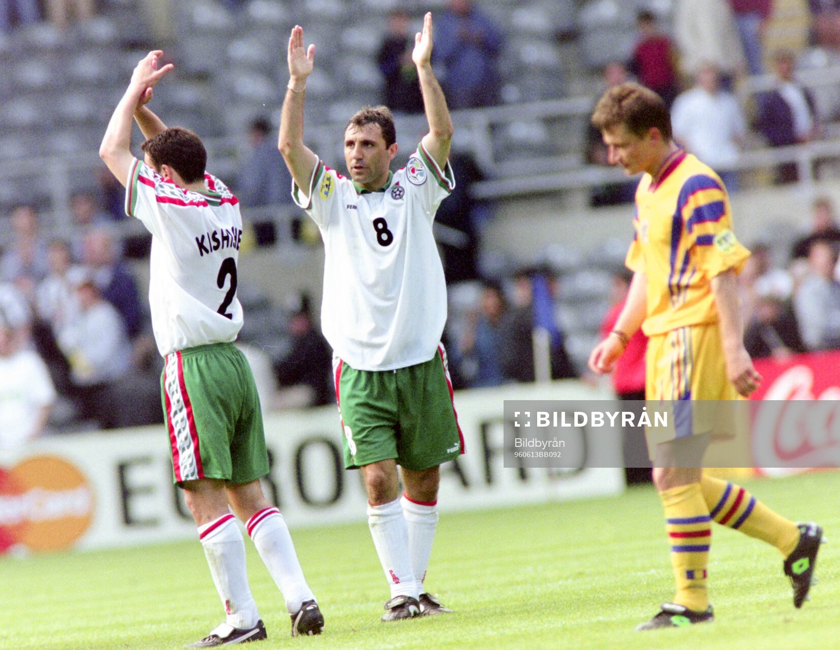 Football, Uefa EURO 1996 (England), Group B, Bulgaria -