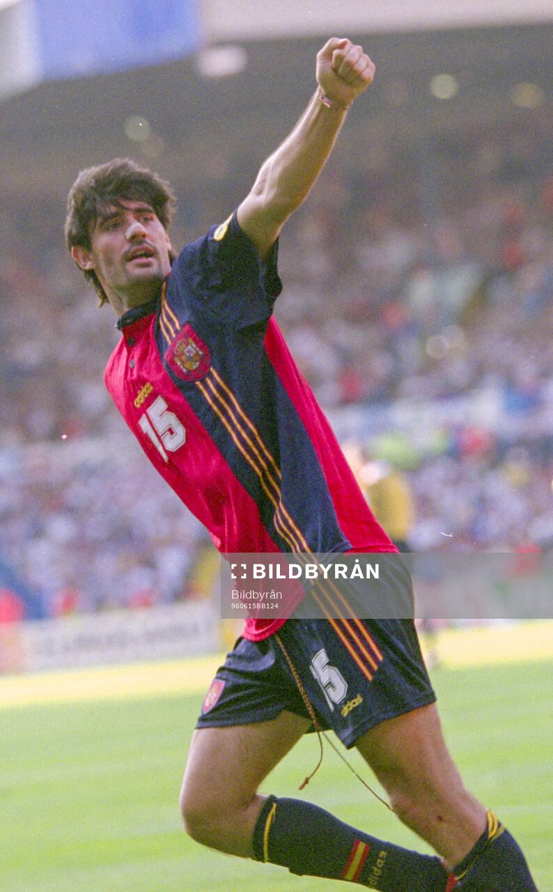 Football, Uefa EURO 1996 (England), Group B, France - Spain