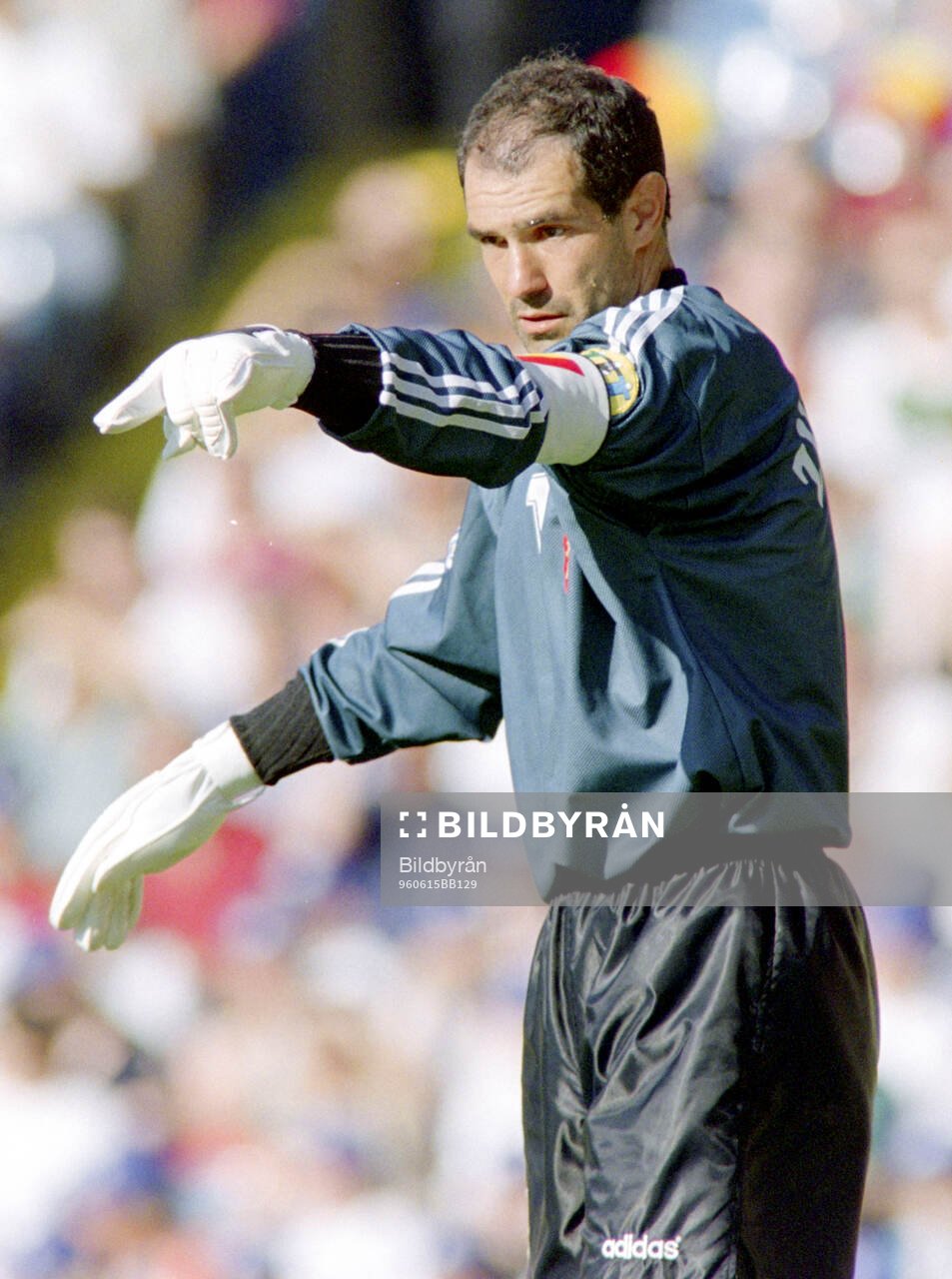 Football, Uefa EURO 1996 (England), Group B, France - Spain