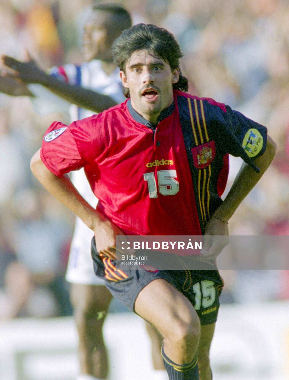 Football, Uefa EURO 1996 (England), Group B, France - Spain