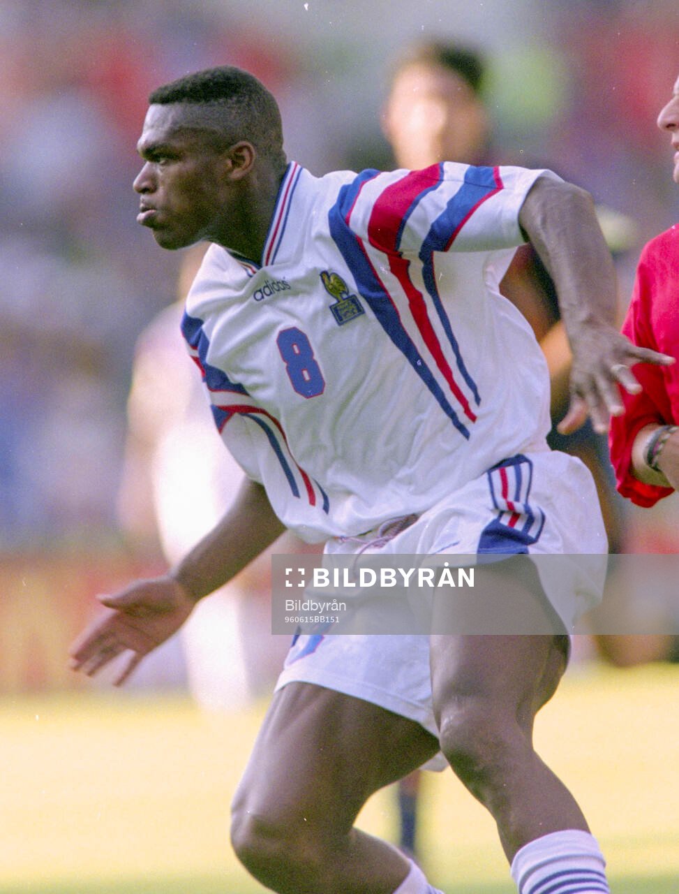 Football, Uefa EURO 1996 (England), Group B, France - Spain