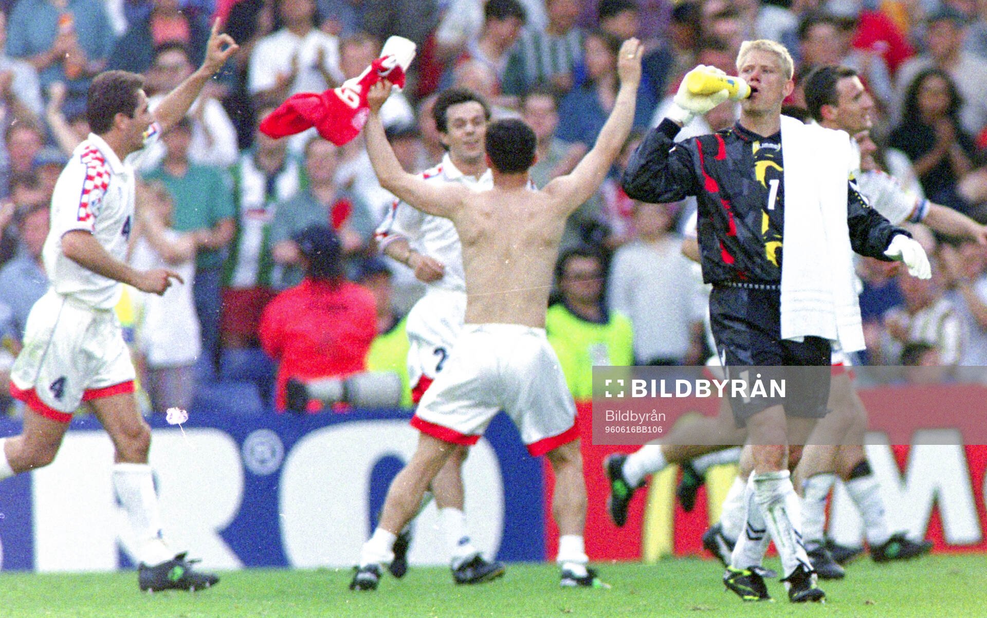 Football, Uefa EURO 1996 (England), Group D, Croatia -