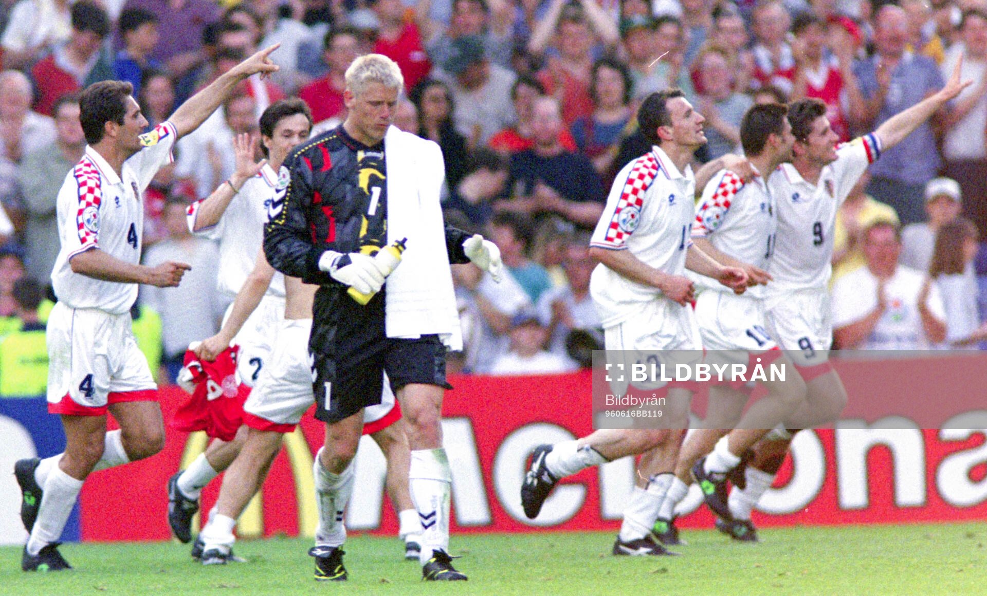 Football, Uefa EURO 1996 (England), Group D, Croatia -