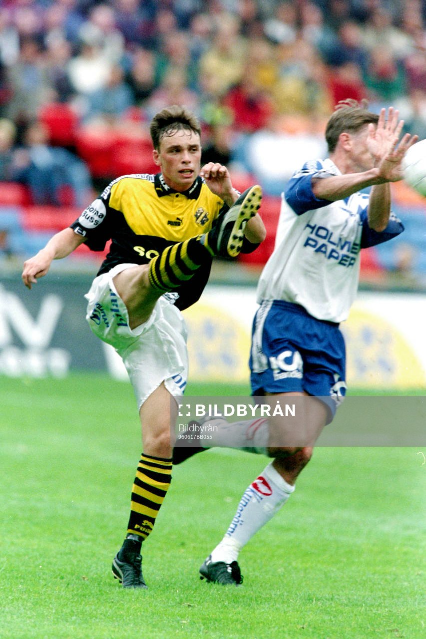 Fotboll, Allsvenskan, AIK - IFK Norrköping, 1-0: Alexander Östlund, AIK.