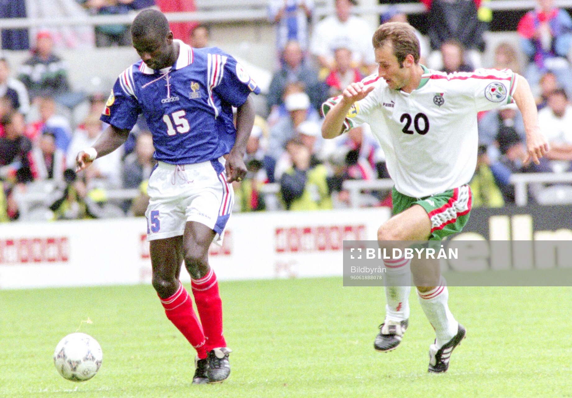 Football, Uefa EURO 1996 (England), Group B, France -
