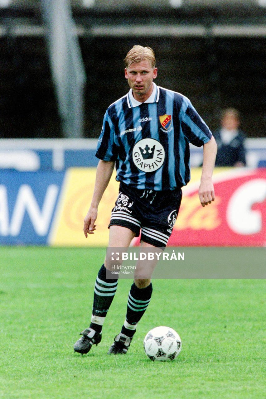 Fotboll, Allsvenskan, Djurgården - Örebro, 2-1: Kenneth Bergqvist, Djurgården.