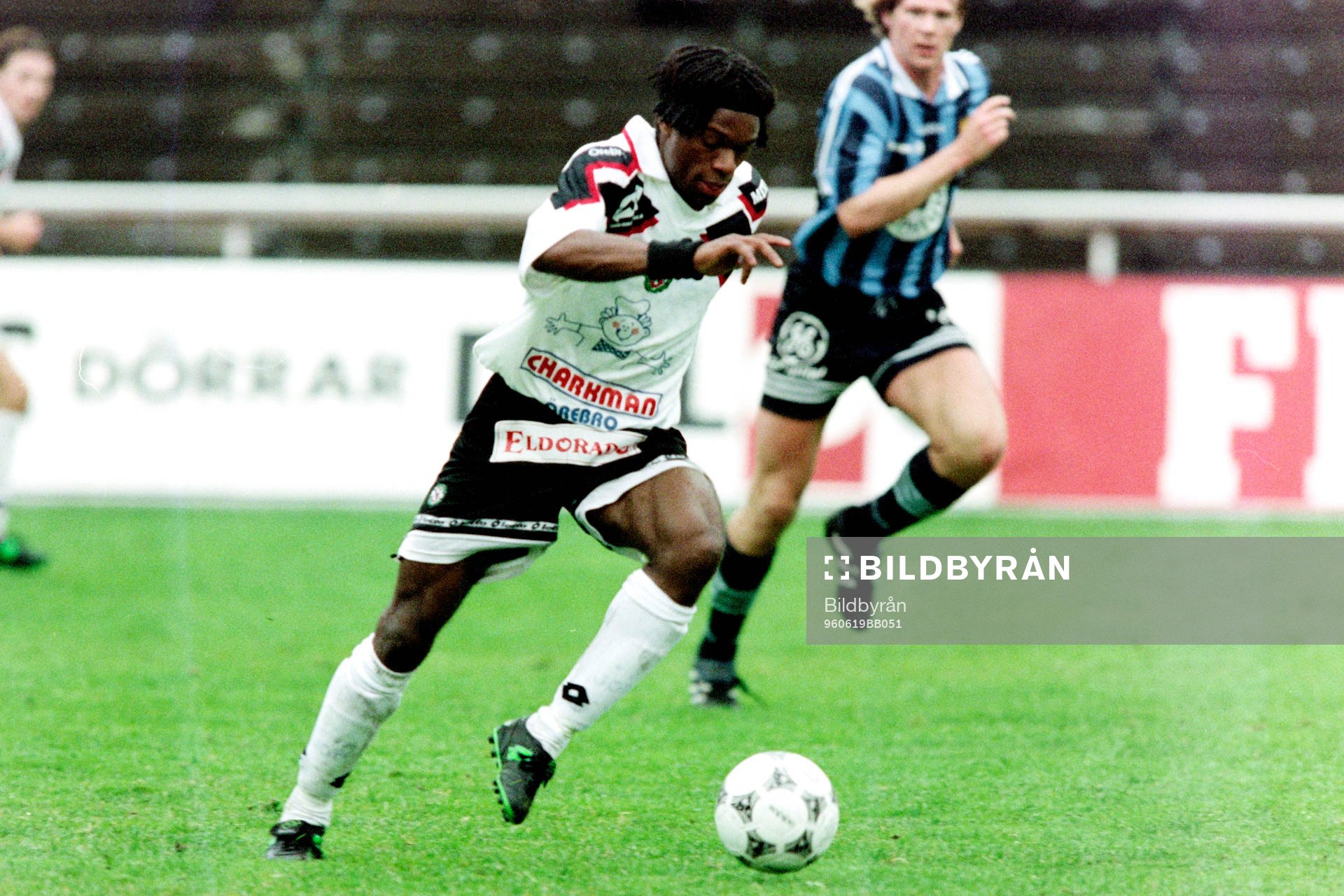 Fotboll, Allsvenskan, Djurgården - Örebro, 2-1: Samuel Wowoah, Örebro. 