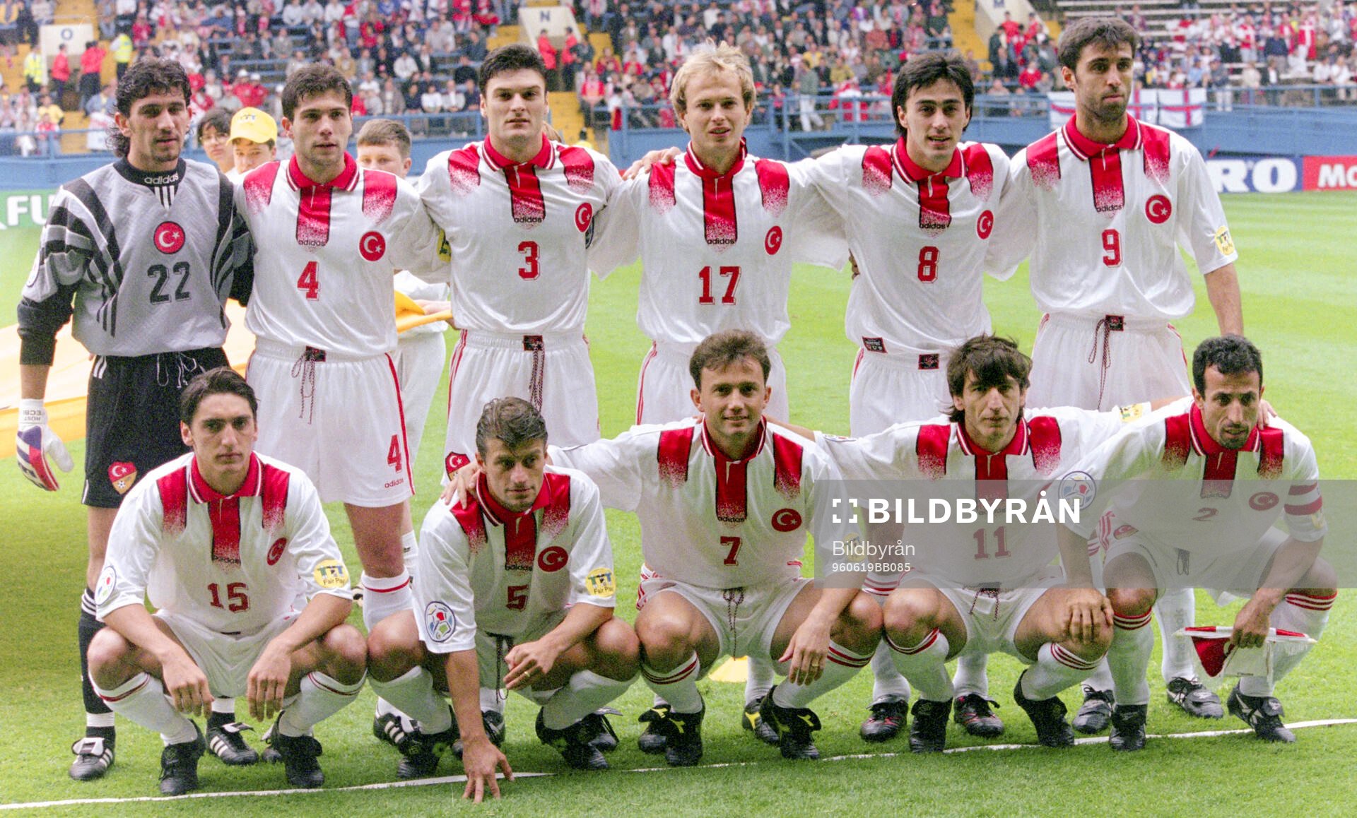 Football, Uefa EURO 1996 (England), Group D, Turkey -