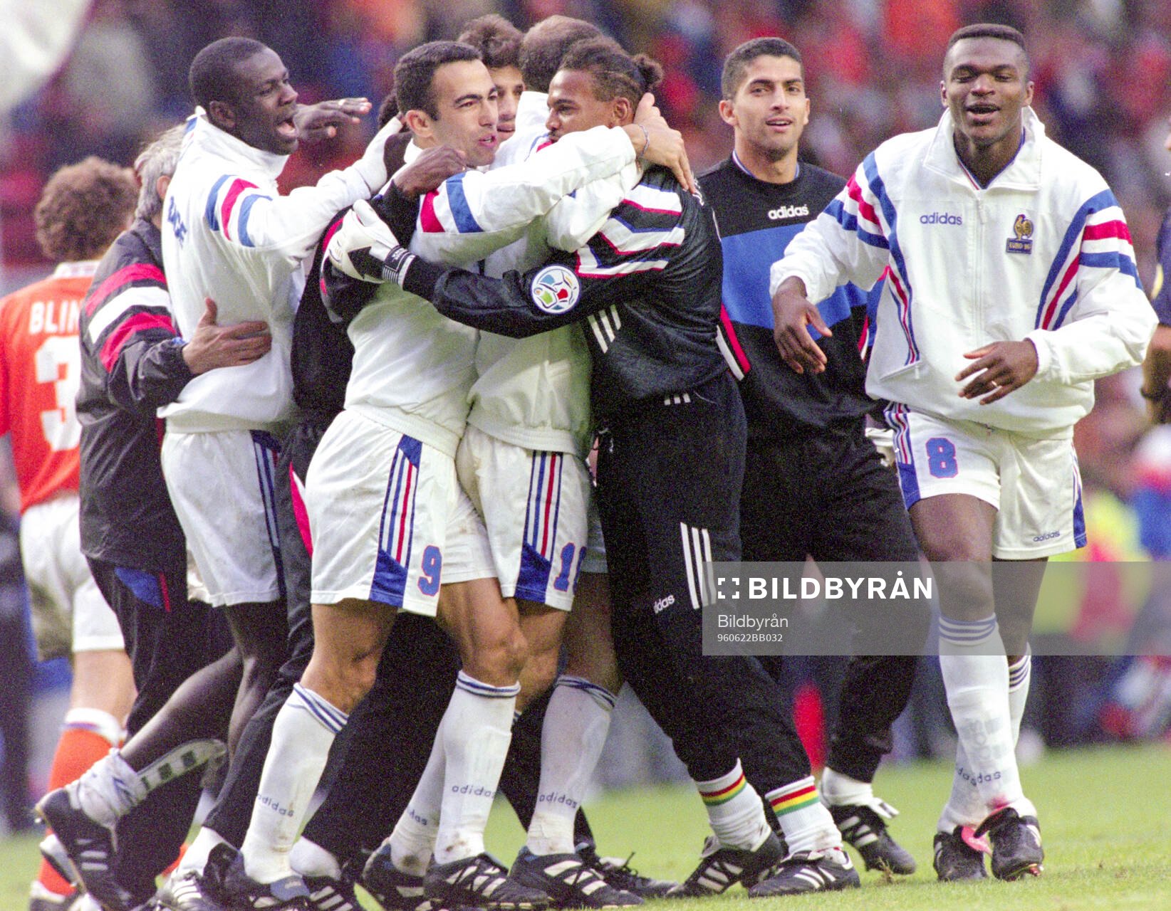 Football, Uefa EURO 1996 (England), Quarterfinal, France -