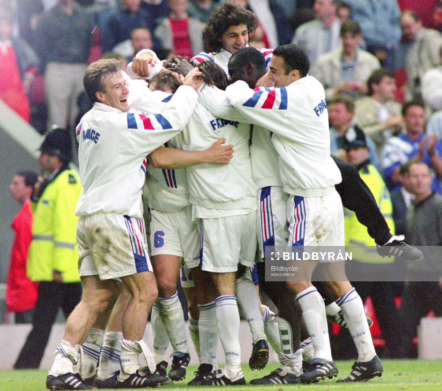 Football, Uefa EURO 1996 (England), Quarterfinal, France -