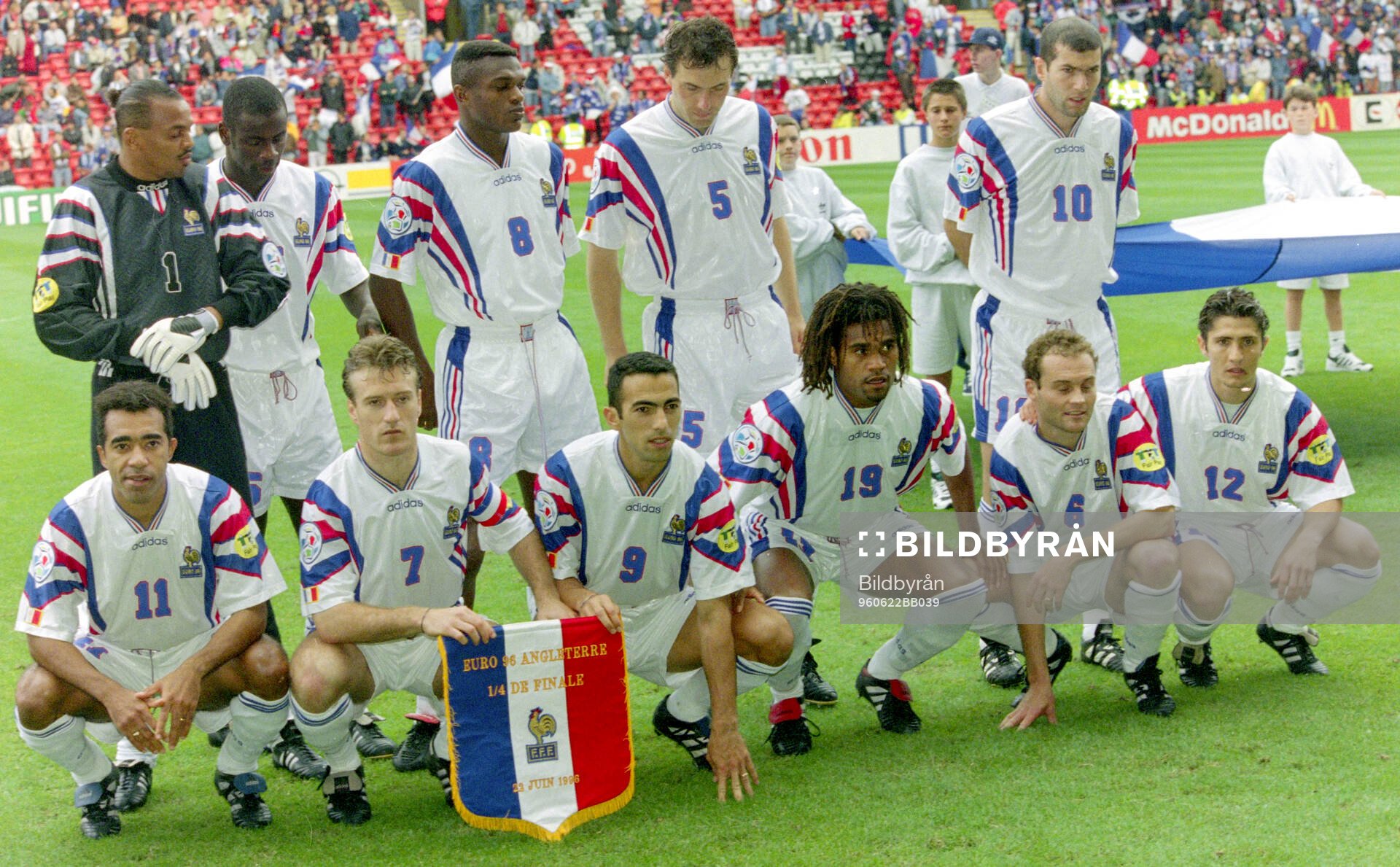 Football, Uefa EURO 1996 (England), Quarterfinal, France -