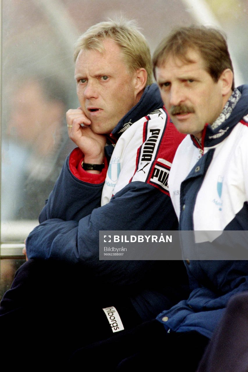 Lars Larsson, ass. tränare och Frans Thijssen, tränare i