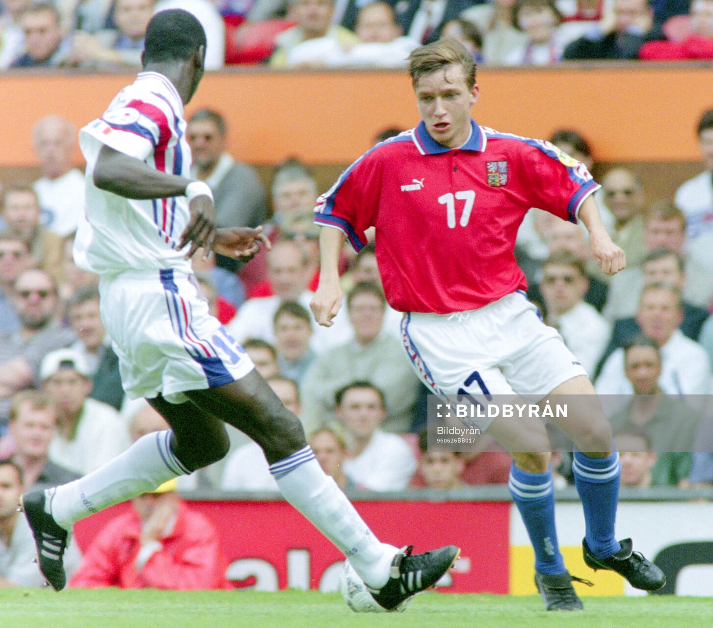 Football, Uefa EURO 1996 (England), Semifinal, France -