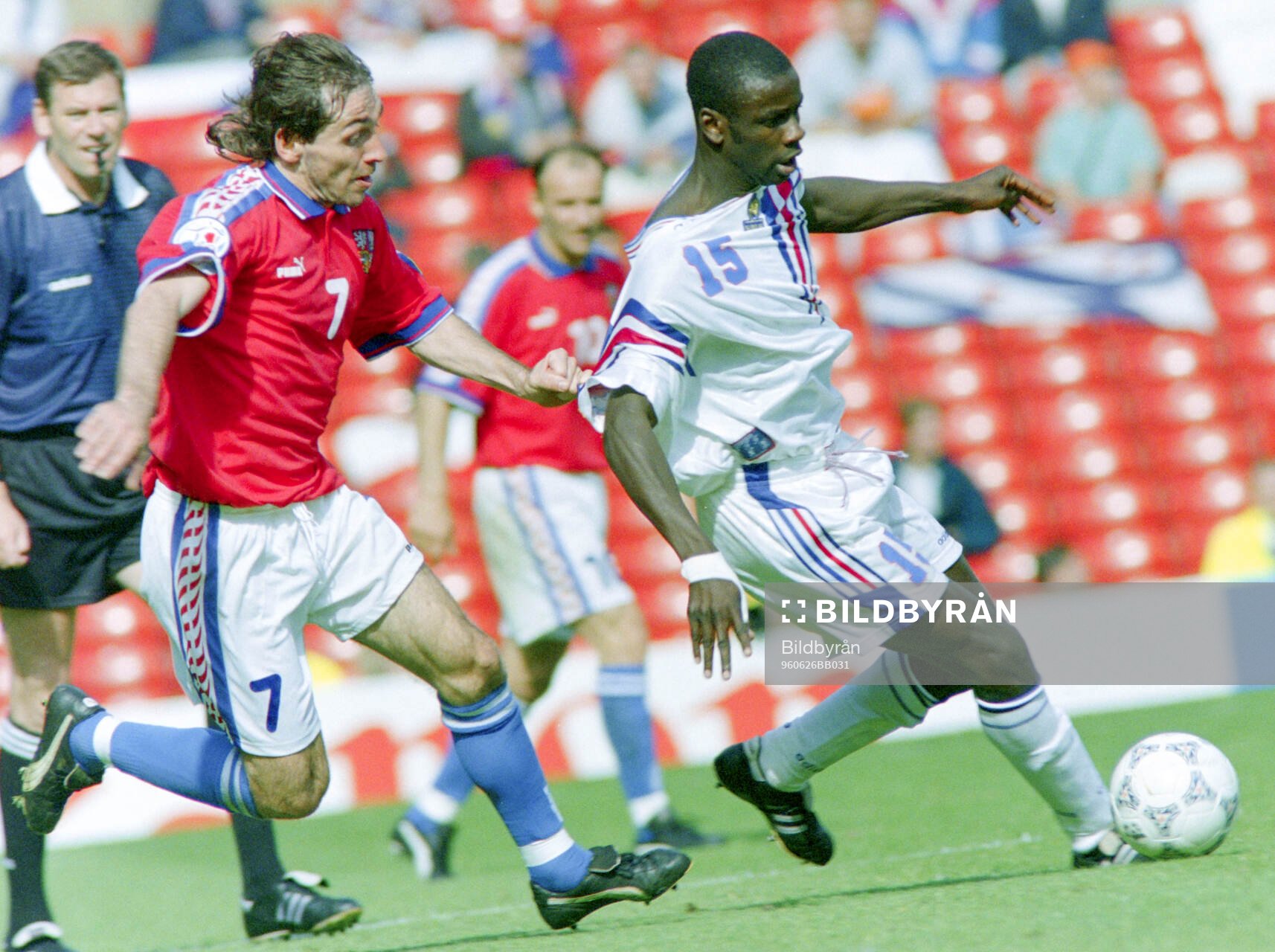 Football, Uefa EURO 1996 (England), Semifinal, France -