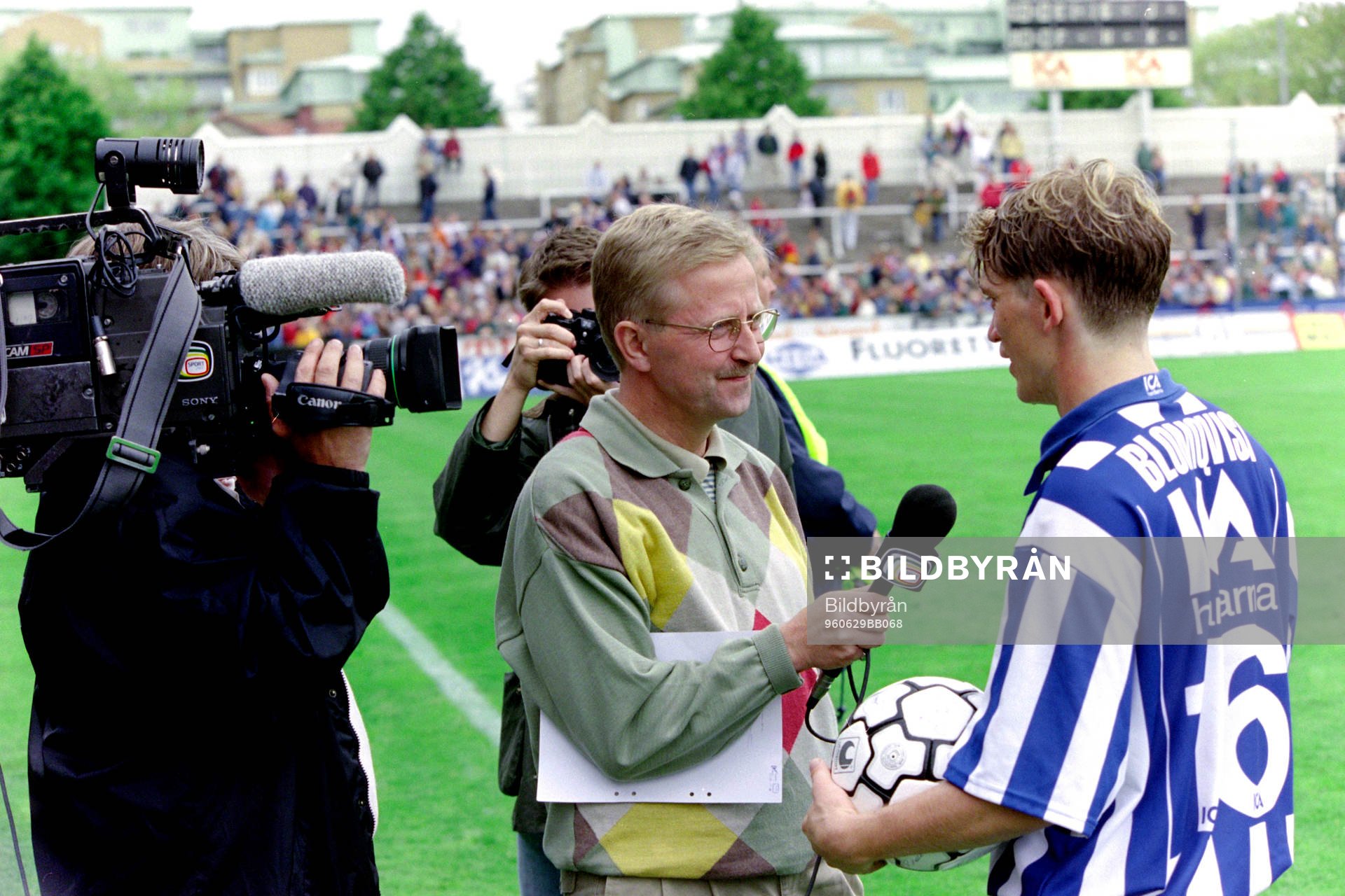 Jesper Blomqvist, Göteborg tvåmålskytt i matchen