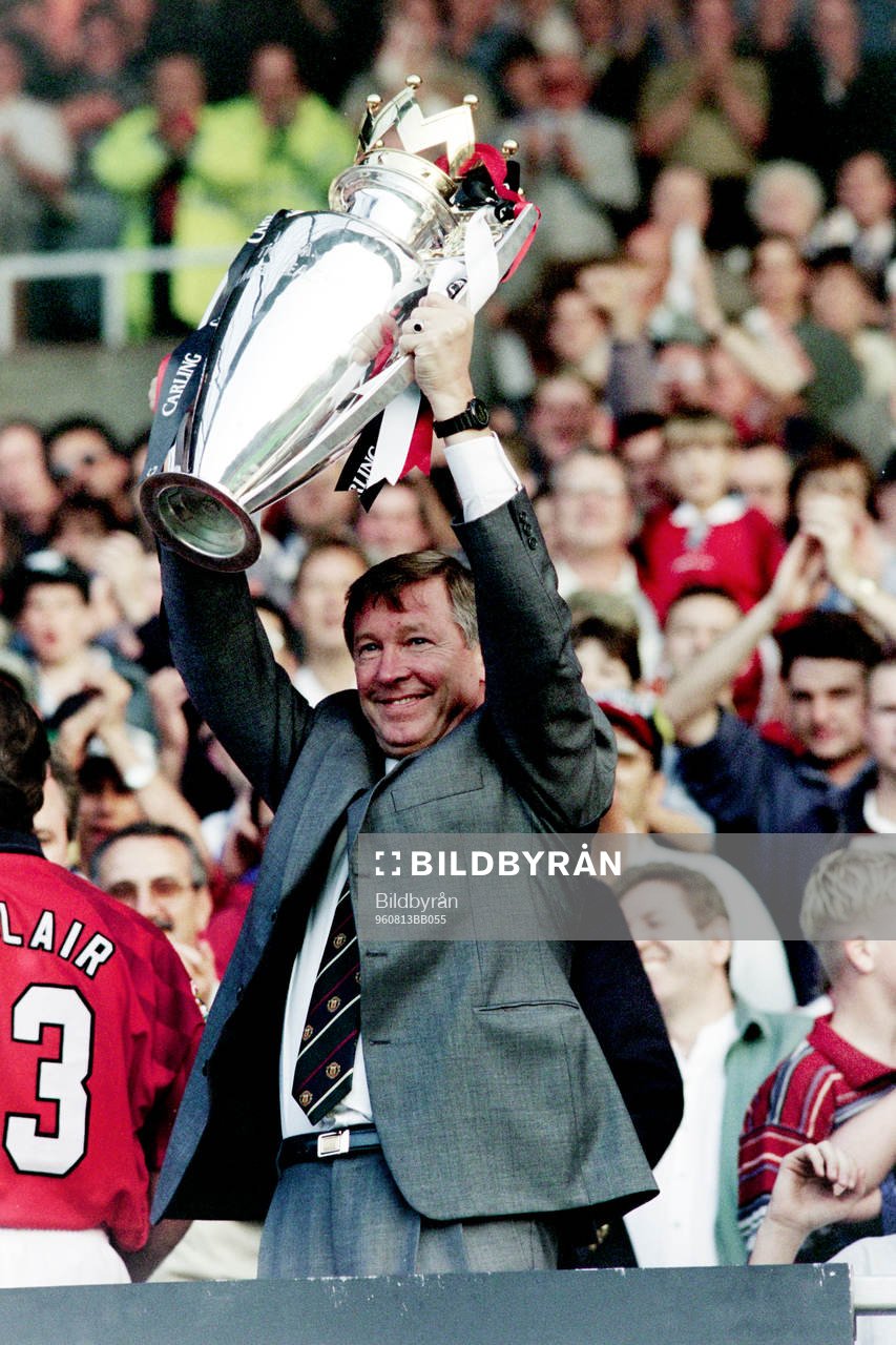 Fotboll, Träningsmatch, Manchester United - Inter, 0-1: Alex Ferguson, manager i Manchester United.