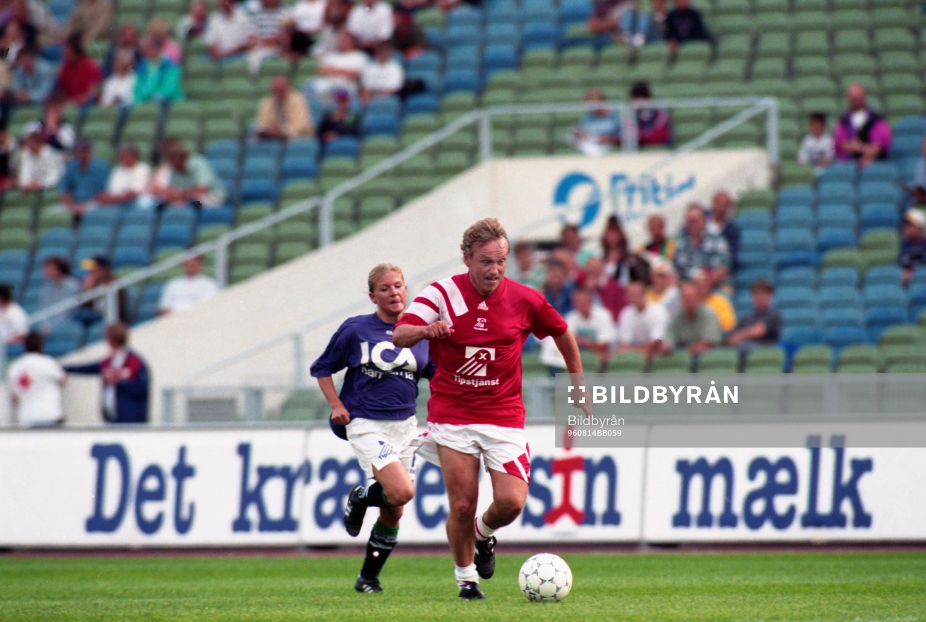 Fotboll, Sverige - Danmark, 0-1, förmatch, Tipstjänst -