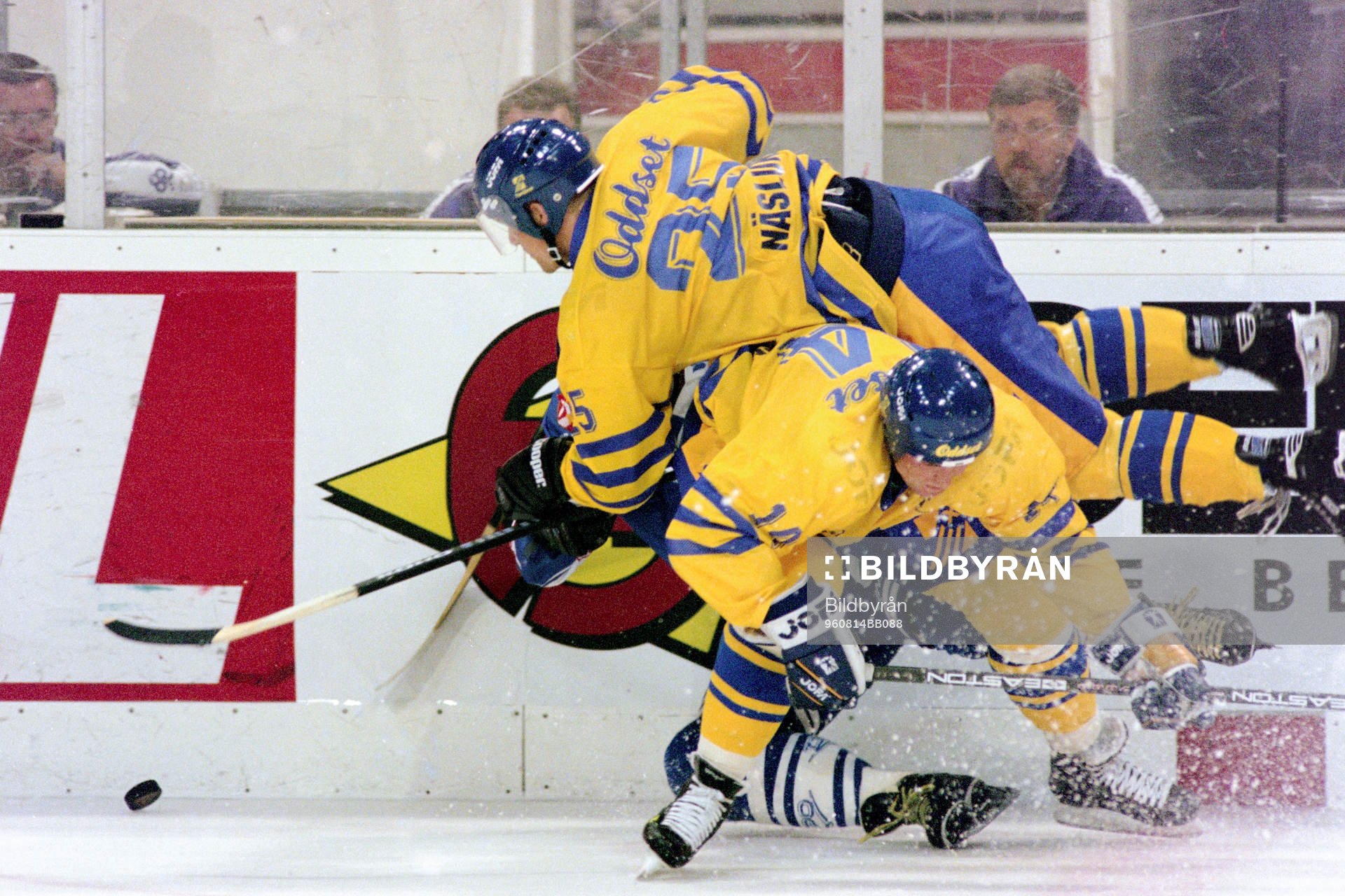 Markus Näslund och Mattias Norström, Sverige stoppar en