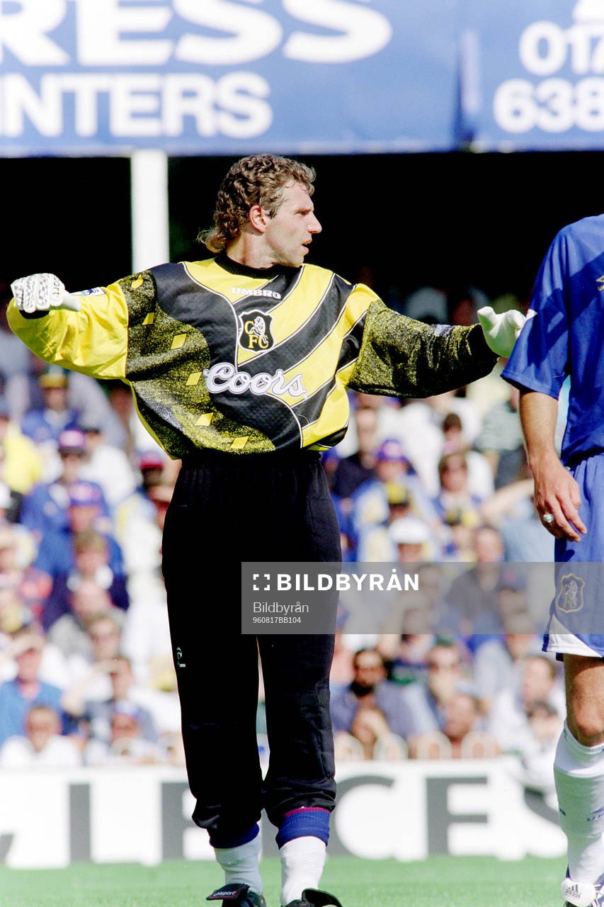 Dmitri Kharine, målvakt i Chelsea