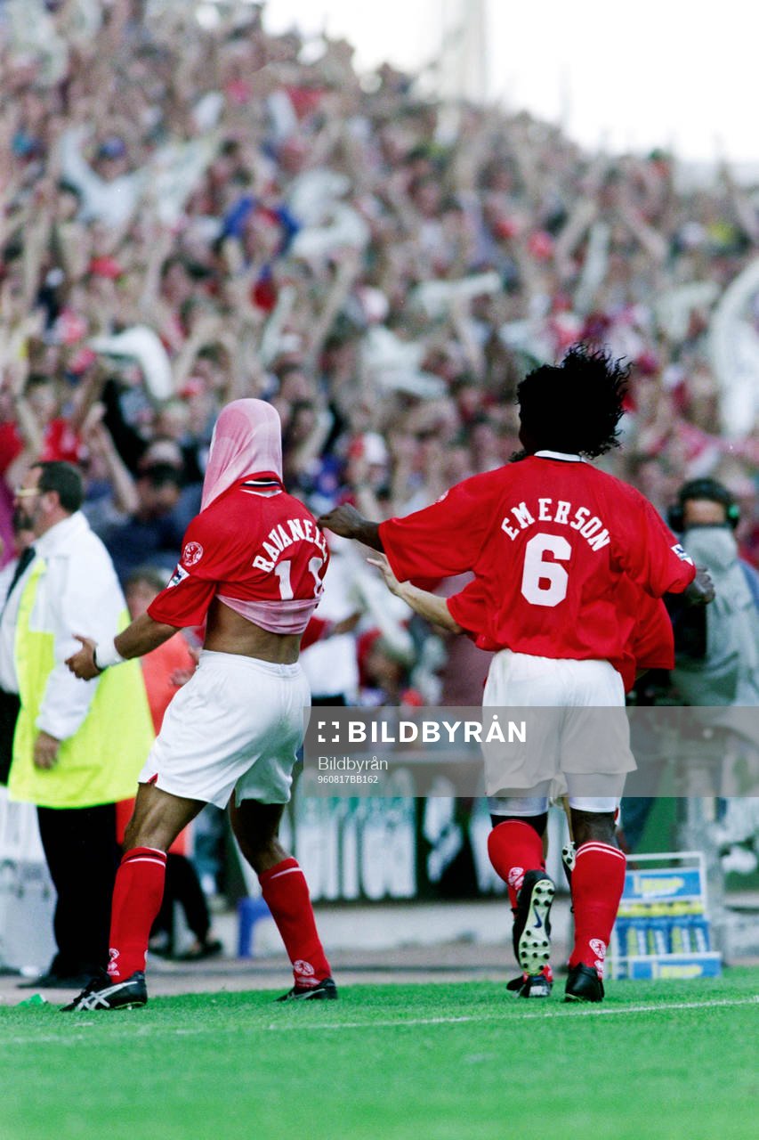 Fabrizio Ravanelli och Emerson, Middlesbrough