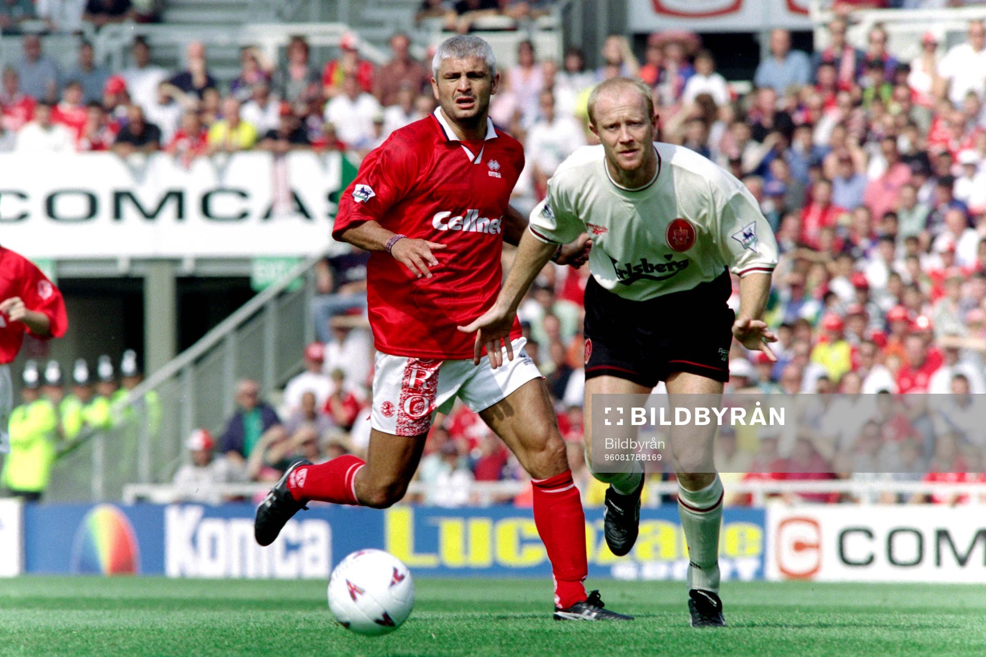 Fotboll, Premiership, Middlesbrough - Liverpool, 3-3: Fabrizio Ravanelli, Middlesbrough och Mark Wright, Liverpool.