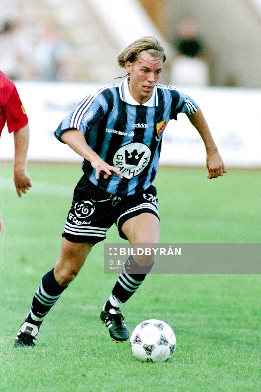 Fotboll, Allsvenskan, Djurgården - Örgryte, 4-1: Fred Persson, Djurgården.  
