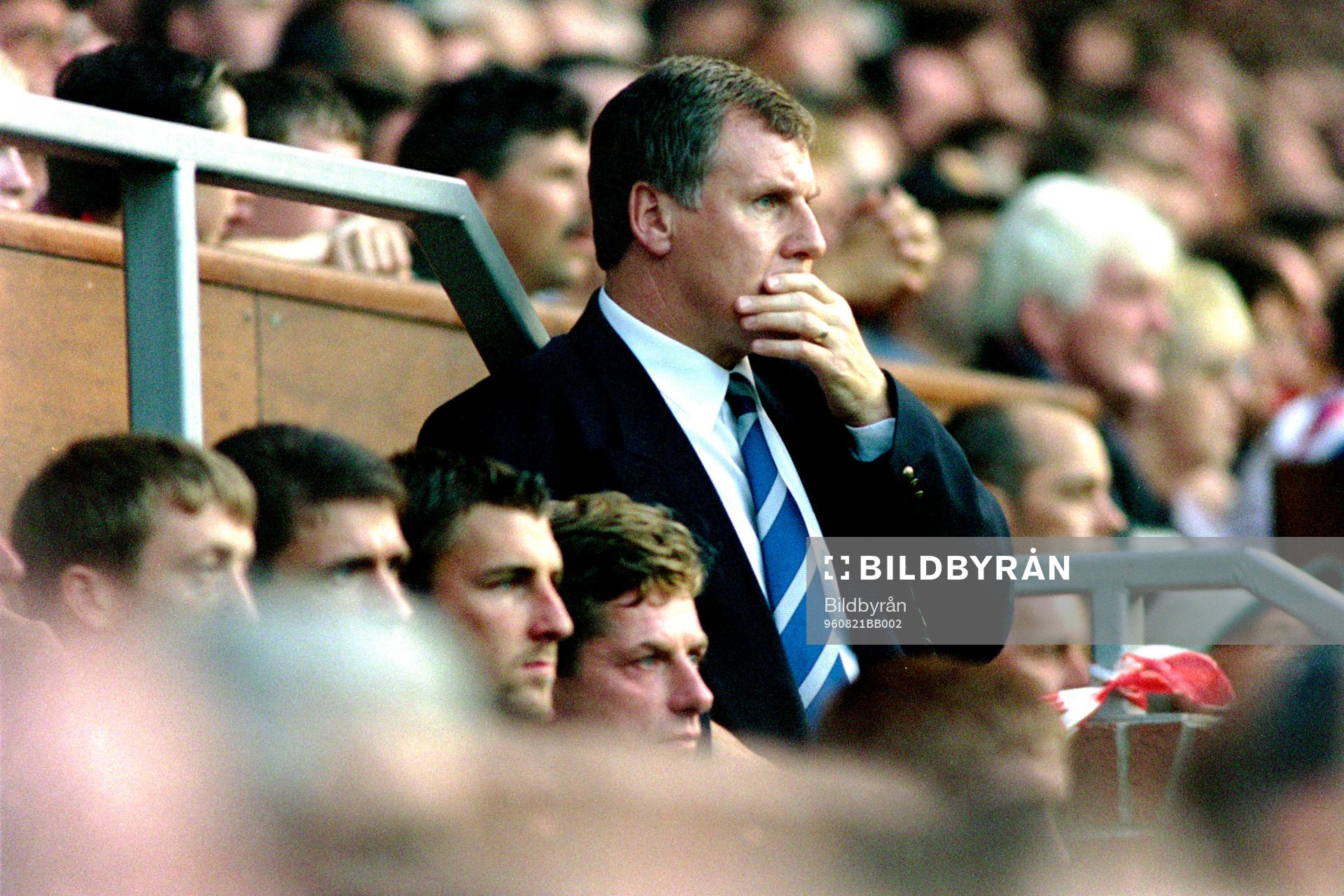 Fotboll, Premiership, Manchester United - Everton, 2-2: Joe Royle, manager i Everton.