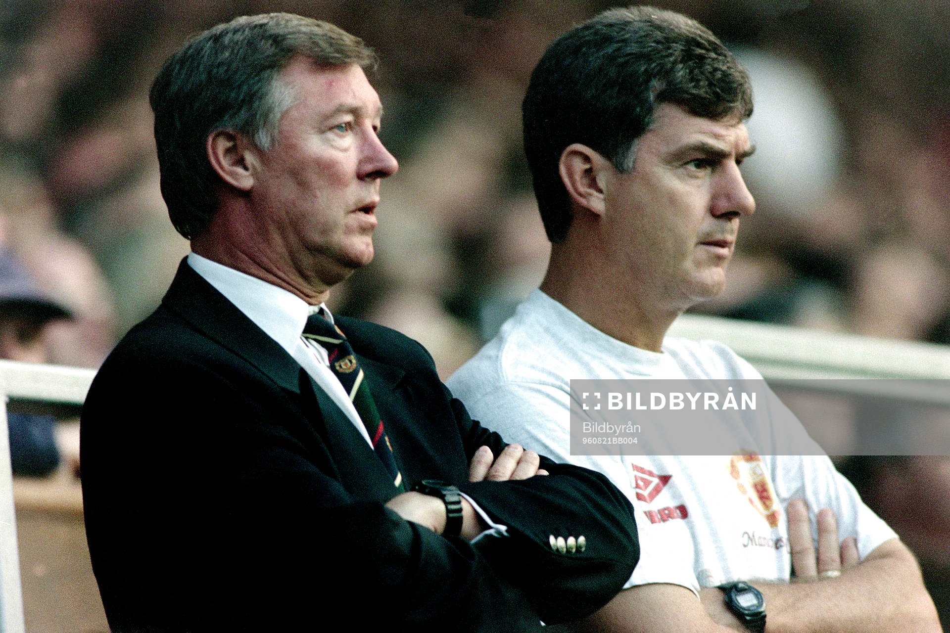 Fotboll, Premiership, Manchester United - Everton, 2-2: Alex Ferguson, manager i Manchester United.