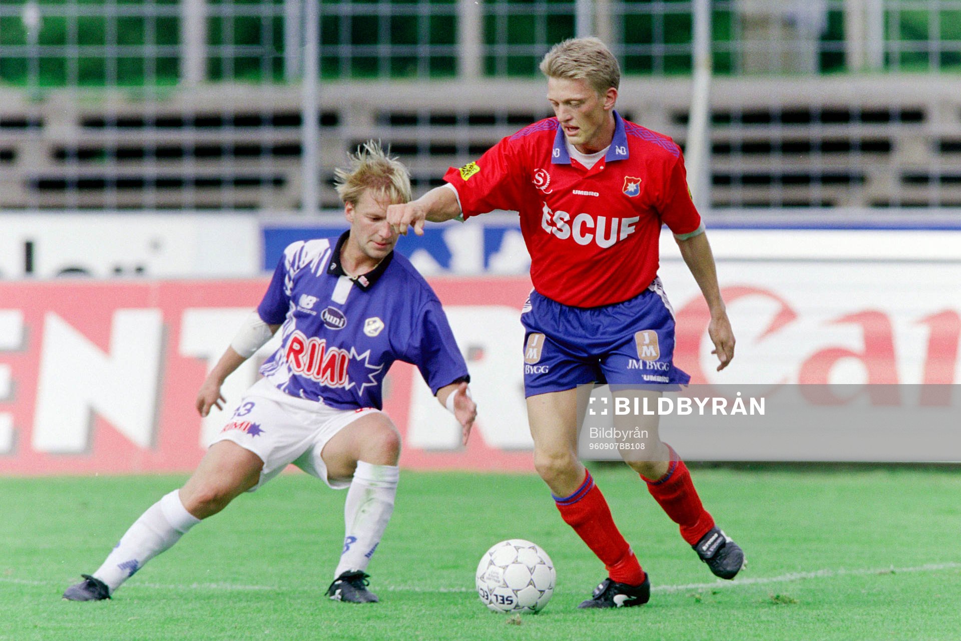 Fredrik Andersson, Halmstad och Morgan Nilsson, Örgryte