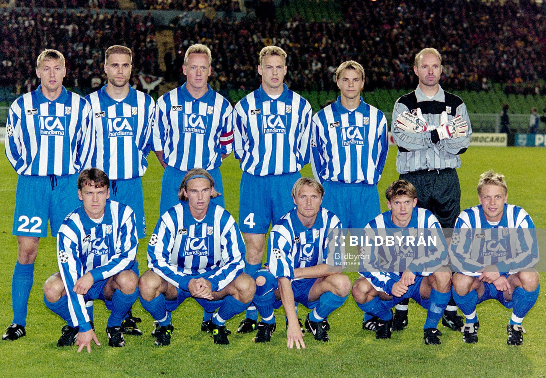 lagbild, fr.v. bakre, Stefan Landberg, Teddy Lucic, Stefan
