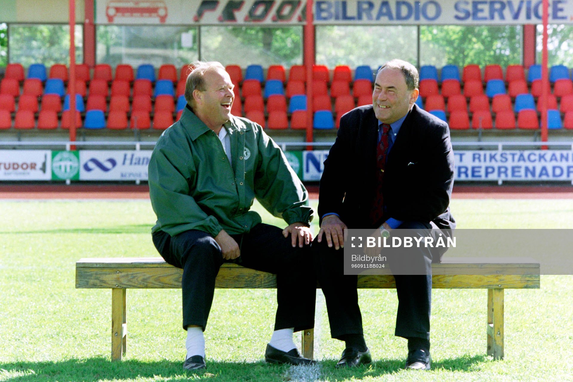 Bengt Lydeborn och Lennart Söderberg, tränare i Västerås