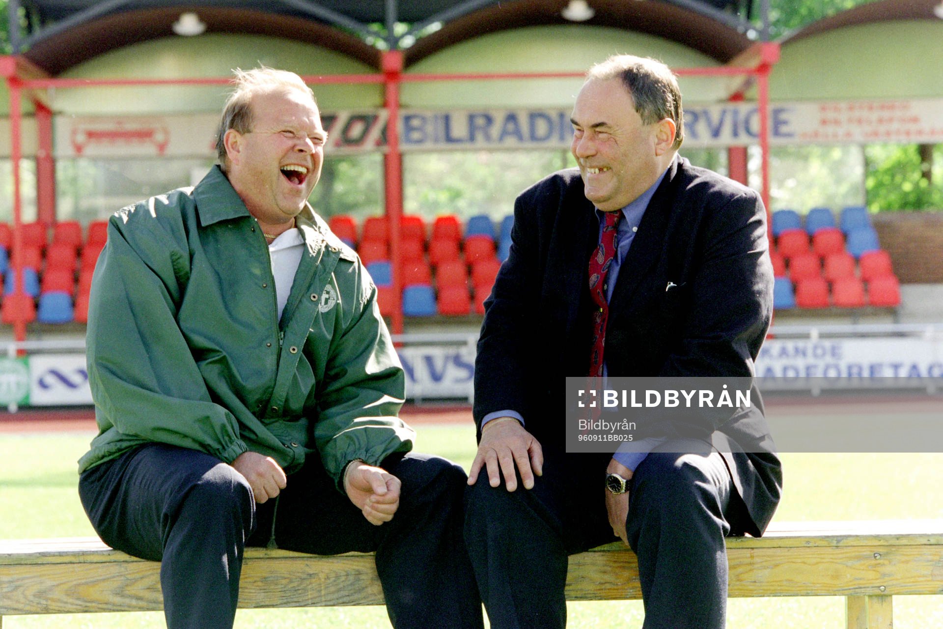 Bengt Lydeborn och Lennart Söderberg, tränare i Västerås
