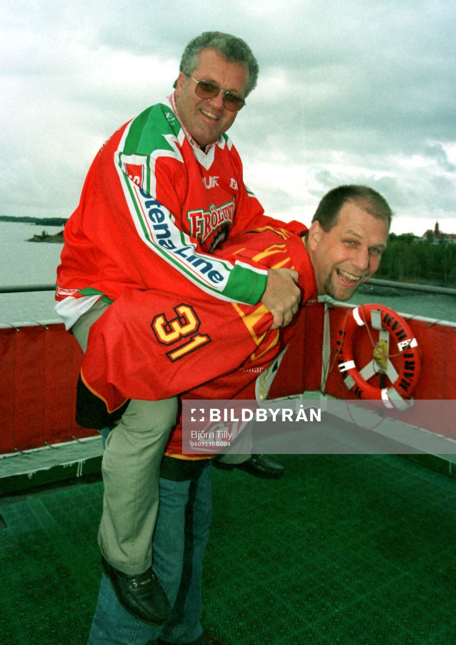 Lars Falk (Lasse Falk), Frölunda på ryggen på Göran