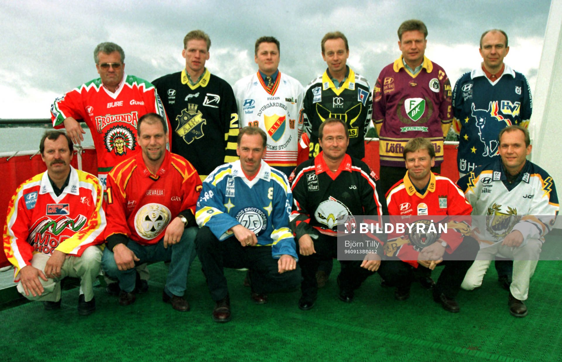 Lasse Falk (Lars Falk)  Frölunda, Peter Gradin AIK,