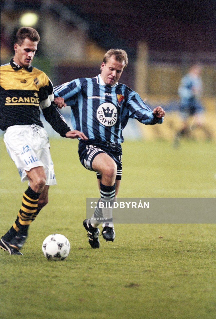 s Gary Sundgren och Djurgårdens Kaj Eskelinen